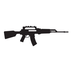 assault rifle vector Bullpup Rifle