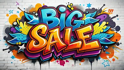 Big Sale Graffiti Art Silhouette - AI Photo