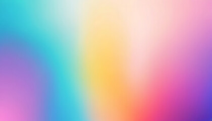Obraz premium Vibrant Gradient Background with Pastel Colors Abstract Design for Modern Art and Digital Projects, Rainbow Effect
