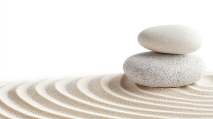 Zen Stones on Sand