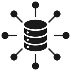 Distributed Glyph Icon