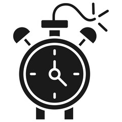 Time Sensitive Glyph Icon
