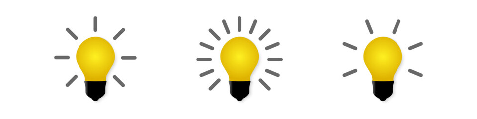 Creative Light Bulbs - Bright Ideas and Innovation Concept. Idea Business Concept. Idea Light Bulb. Idea Logo