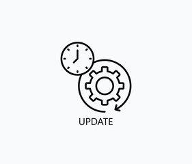 Update Icon Or Logo Isolated Illustration