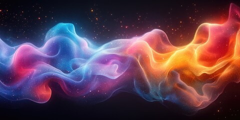 Fototapeta premium Abstract colorful swirling fluid design