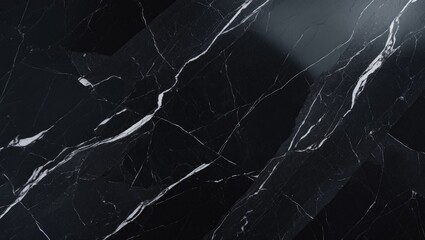 Abstract black and white with natural black marble pattern for background