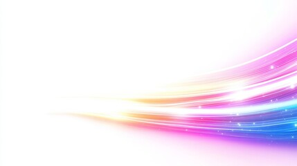 Colorful Abstract Wave Design with Smooth Motion and Flowing Shapes.