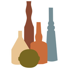 Obraz premium Colorfull abstact vase