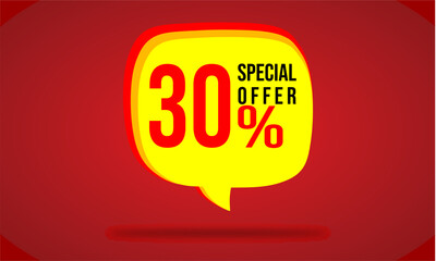 Hot Promo – 30% Sale Tag