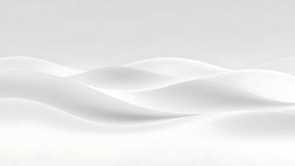 Obraz premium グレーと白のモダンウェーブ