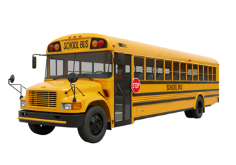 Yellow School Bus Image Free Download  HighResolution isolated on transparent background