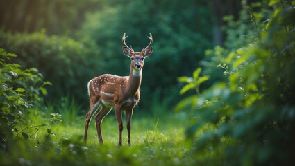 Stunning Roe Deer Observed Feasting