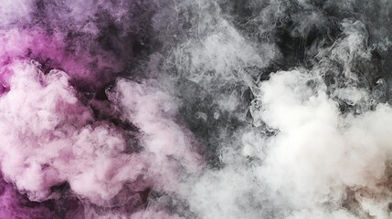 Fototapeta premium Colorful Smoke Background with Purple and Gray Hues for Design