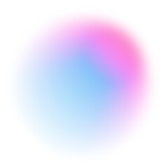 Gradient blue pink png element shape effect, transparent background