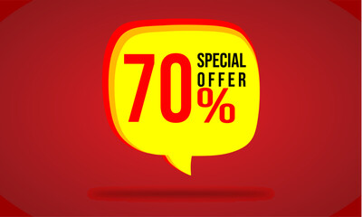 Exclusive 70% Discount Promo Design
