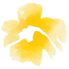 Naklejka premium Abstract flower png sticker, watercolor design, transparent background