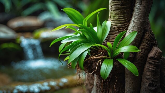 Grammatophyllum scriptum - A rare ornamental species, an epiphytic orchid