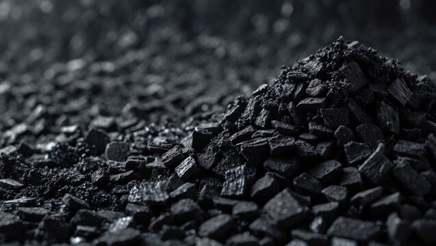 Filter media made from granular activated carbon