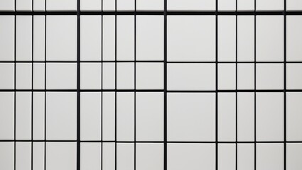 Fluid black and white square tile design, texture or pattern