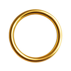 Golden circular frame