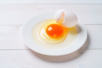 生卵　朝食　健康