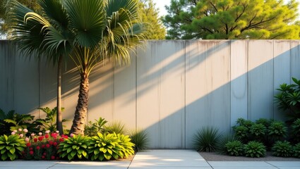 Obraz premium palm trees in the park