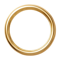 Golden circular frame (1)