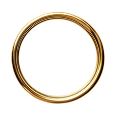 Gold circle frame