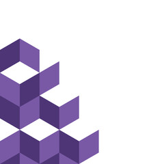 Obraz premium Parallelogram Pattern Corner
