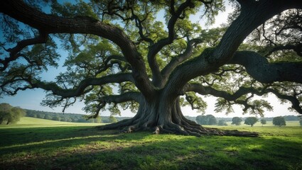 Mature oak tree
