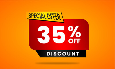 Super Sale – 35% Discount Label