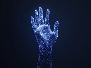 Glowing hand
