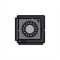 Fototapeta premium old metal safe