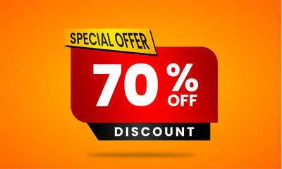 Exclusive 70% Discount Promo Design