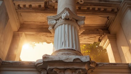 Heritage building in a little town