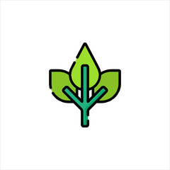 green leaf icon