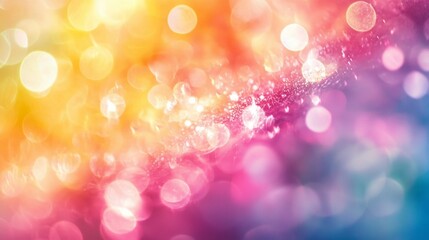 Obraz premium Colorful Bokeh Background with Soft Lights and Vibrant Hues