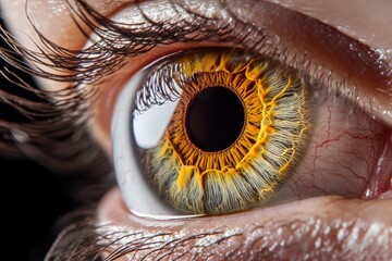 Extreme close-up of human eye