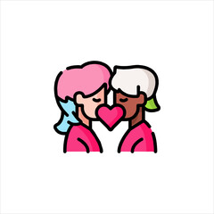 man and woman