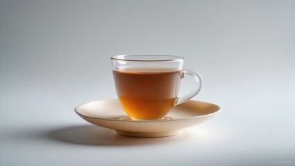 Obraz premium Refreshing tea drinks that are tasty and delicious on a white background
