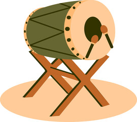 Mosque Drum Illustration