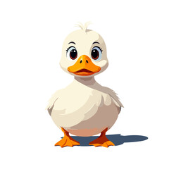 Cute duck vector graphic and illustration