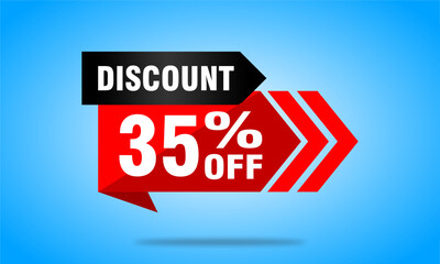 Super Sale – 35% Discount Label