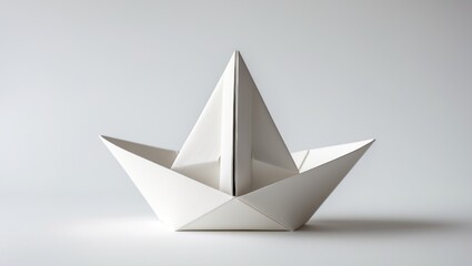 Different forms of cardboard packaging for fast food, encompassing folding designs and both large and small dimensions. Concepts of production and design in paper products.