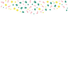 Obraz premium Christmas Element Footer