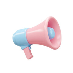 megaphone isolated on white