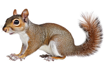 Obraz premium Gray Squirrel Profile