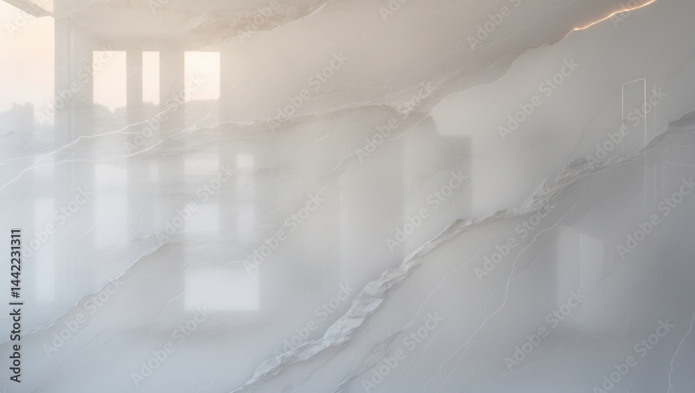Poster background of light grey onyx marble stone with white marble texture, suitable for architecture and 