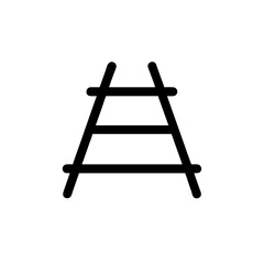 Simple ladder vector outline