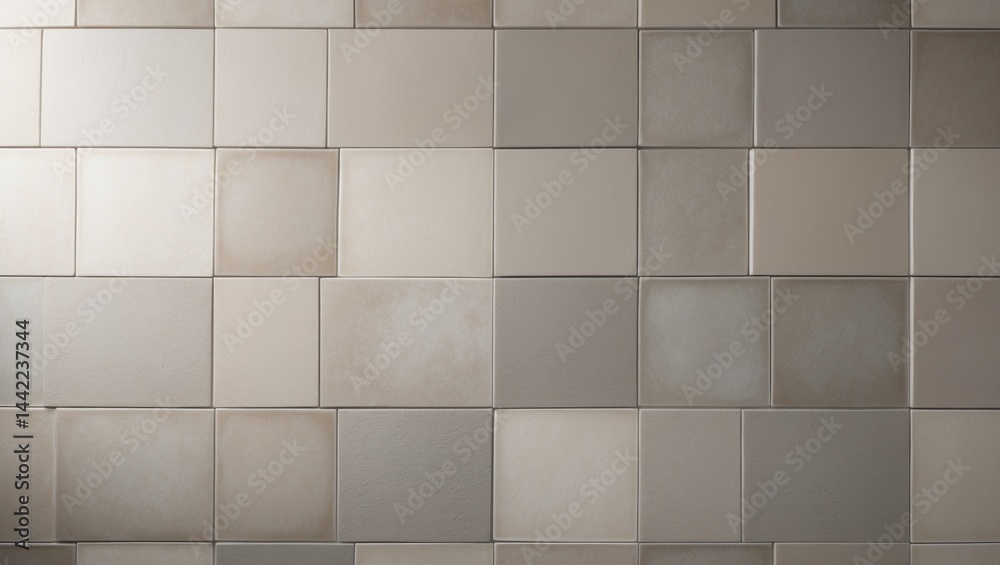Aufkleber sophisticated tile pattern featuring a gentle ceramic surface